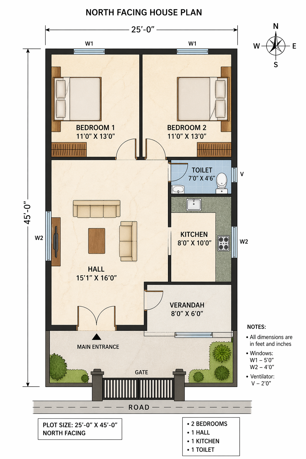 Flat 1